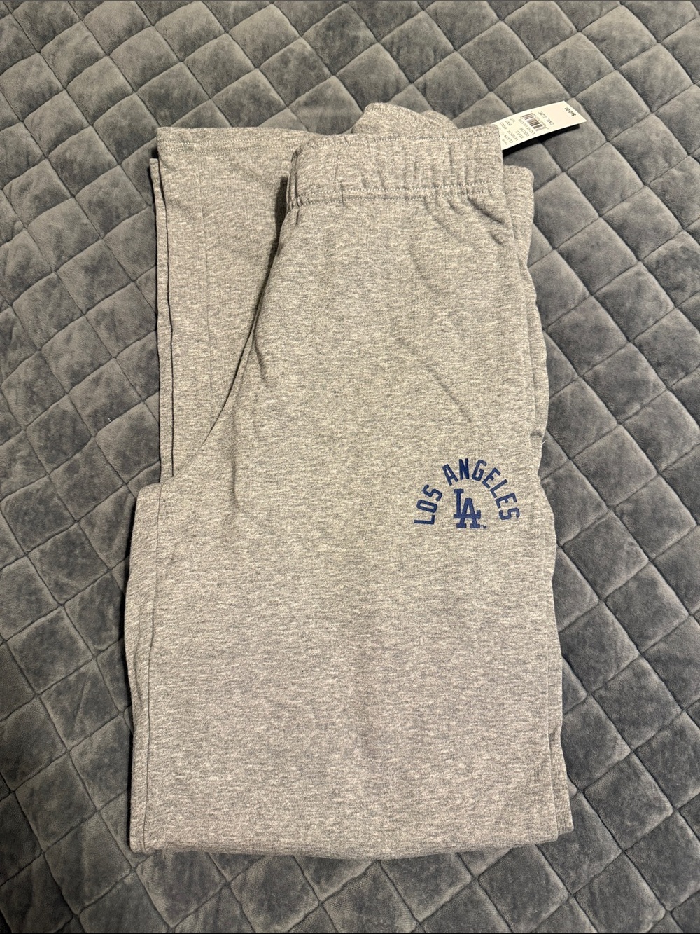 NWT Los Angeles Grey Sweatpants with Blue LA Logo from PacSun